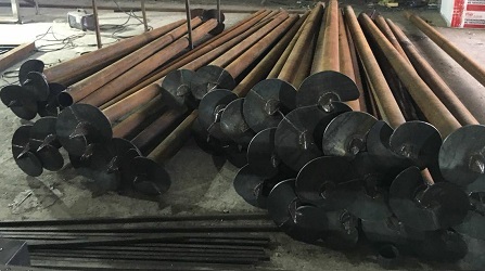 Винтовые сваи 2.5 метра, цены от производителя от 3388 с оголовком в Ефремове