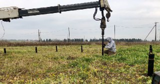 Установка винтовых свай Ефремов цена от 3176 руб.
