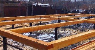 Пол на винтовых сваях Ефремов цена от 15878 руб.